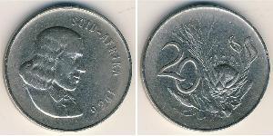 20 Cent South Africa Copper/Nickel 