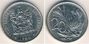 20 Cent South Africa Copper/Nickel 