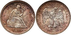 20 Cent USA (1776 - ) Copper/Silver 