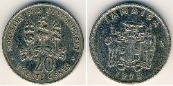 20 Cent Jamaika (1962 - ) Kupfer/Nickel 