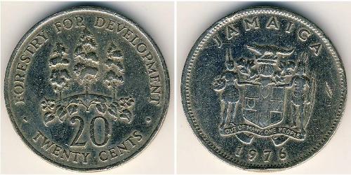 20 Cent Jamaika (1962 - ) Kupfer/Nickel 
