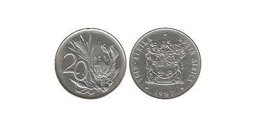 20 Cent Sudafrica Nichel 
