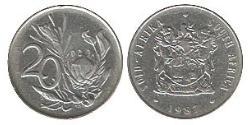 20 Cent South Africa Nickel 