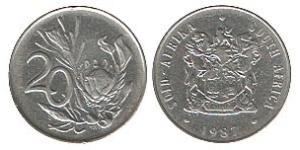 20 Cent South Africa Nickel 