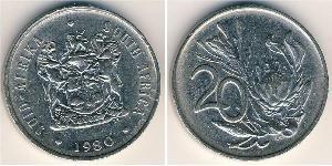 20 Cent Sudáfrica Níquel/Cobre 