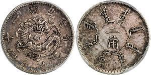 20 Cent República Popular China Plata 