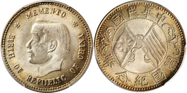 20 Cent República Popular China Plata 