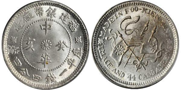 20 Cent República Popular China Plata 