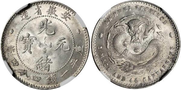 20 Cent República Popular China Plata 