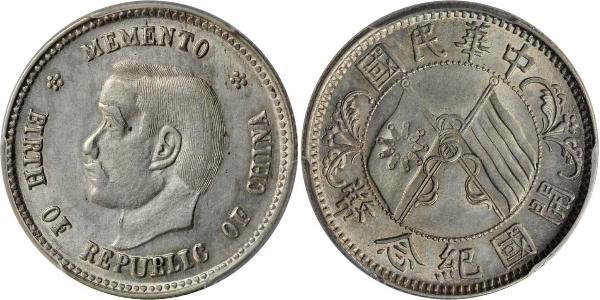 20 Cent República Popular China Plata 