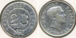 20 Cent Sarawak Plata 