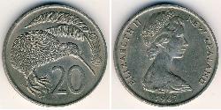 20 Cent Nuova Zelanda Rame/Nichel 