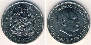 20 Cent Sierra Leone Rame/Nichel 