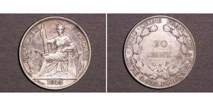 20 Cent Französisch-Indochina (1887-1954) Silber 