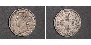 20 Cent Hongkong Silber Victoria (1819 - 1901)