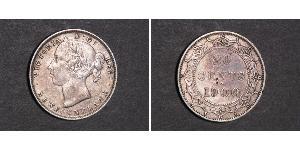 20 Cent Neufundland und Labrador / Kanada Silber Victoria (1819 - 1901)