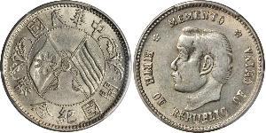 20 Cent Volksrepublik China Silber 