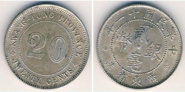 20 Cent  Silber 