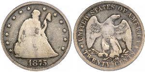 20 Cent Vereinigten Staaten von Amerika (1776 - ) Silber/Kupfer 