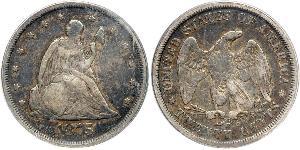 20 Cent Vereinigten Staaten von Amerika (1776 - ) Silber/Kupfer 