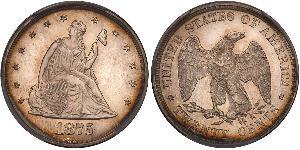 20 Cent Vereinigten Staaten von Amerika (1776 - ) Silber/Kupfer 