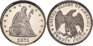 20 Cent Vereinigten Staaten von Amerika (1776 - ) Silber/Kupfer 