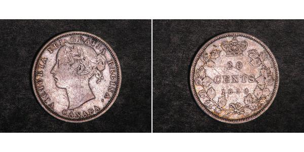 20 Cent Canada Silver Victoria (1819 - 1901)