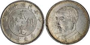 20 Cent China Silver 