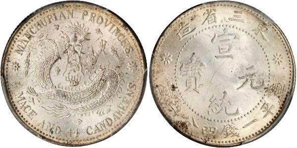 20 Cent China Silver 