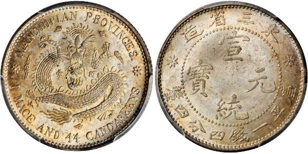 20 Cent China Silver 