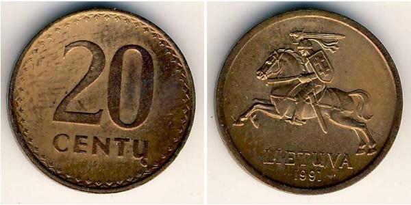 20 Cent Lithuania (1991 - )  