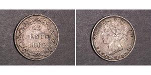 20 Cent 加拿大 / 紐芬蘭與拉布拉多 銀 维多利亚 (英国君主)
