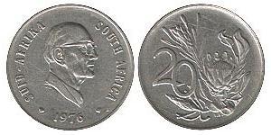 20 Cent South Africa 镍 