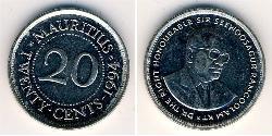 20 Cent Mauritius 镍/銅 