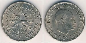 20 Cent Sierra Leone 銅/镍 
