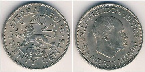 20 Cent Sierra Leone 銅/镍 