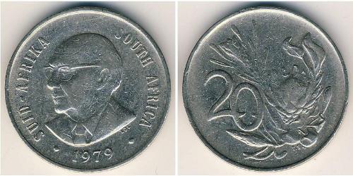 20 Cent South Africa 銅/镍 