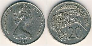 20 Cent 新西兰 銅/镍 