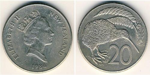 20 Cent 新西兰 銅/镍 