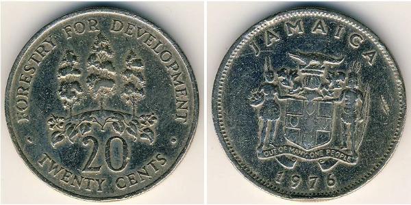 20 Cent 牙买加 銅/镍 