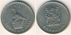 20 Cent 羅德西亞 (1965 - 1979) 銅/镍 