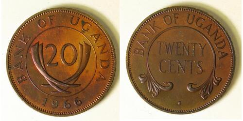 20 Cent Uganda 青铜 