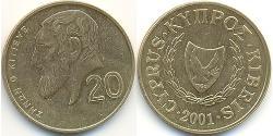 20 Cent 賽普勒斯 黃銅/镍 