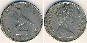 20 Cent / 2 Shilling Southern Rhodesia (1923-1980) Cuivre/Nickel Elizabeth II (1926-2022)