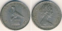 20 Cent / 2 Shilling Southern Rhodesia (1923-1980) Rame/Nichel Elisabetta II (1926-2022)