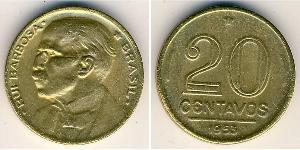 20 Centavo Brasil Aluminio/Bronce 