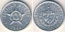 20 Centavo Kuba Aluminium 