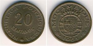 20 Centavo Mozambique Bronce 