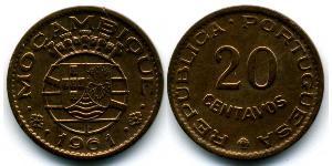 20 Centavo Mozambique Bronce 