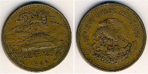 20 Centavo México (1867 - ) Bronce 
